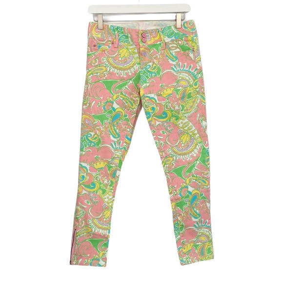 Lilly Pulitzer Worth Skinny Mini Zip in Chin Chin | 0 - Picture 2 of 12